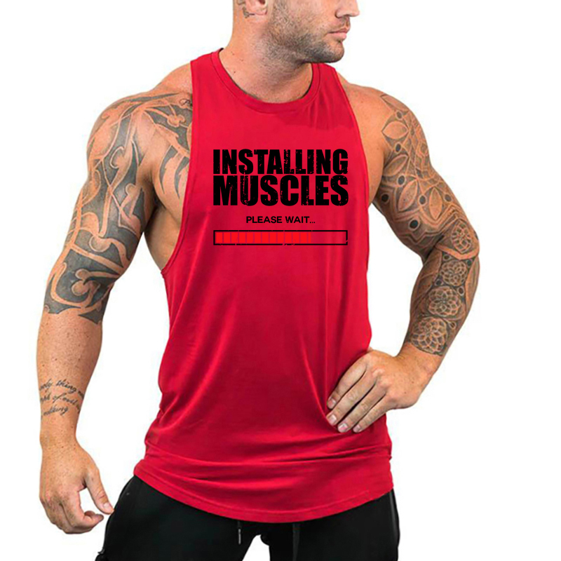 Installing Muscles Please Wait - Tank Top Muscle reseña y precio