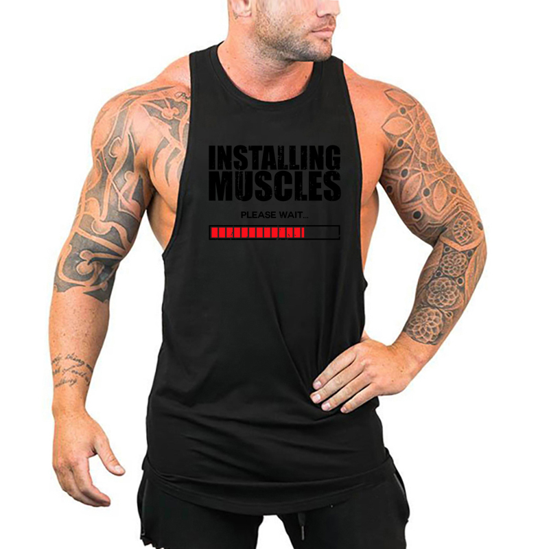 Installing Muscles Please Wait - Tank Top Muscle reseña y precio