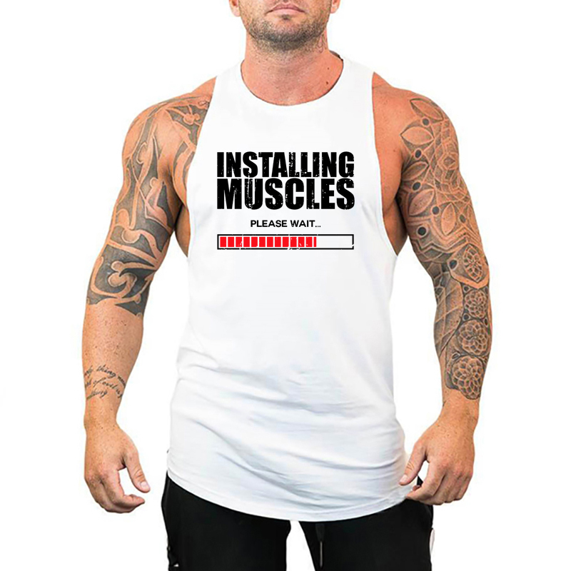 Installing Muscles Please Wait - Tank Top Muscle reseña y precio