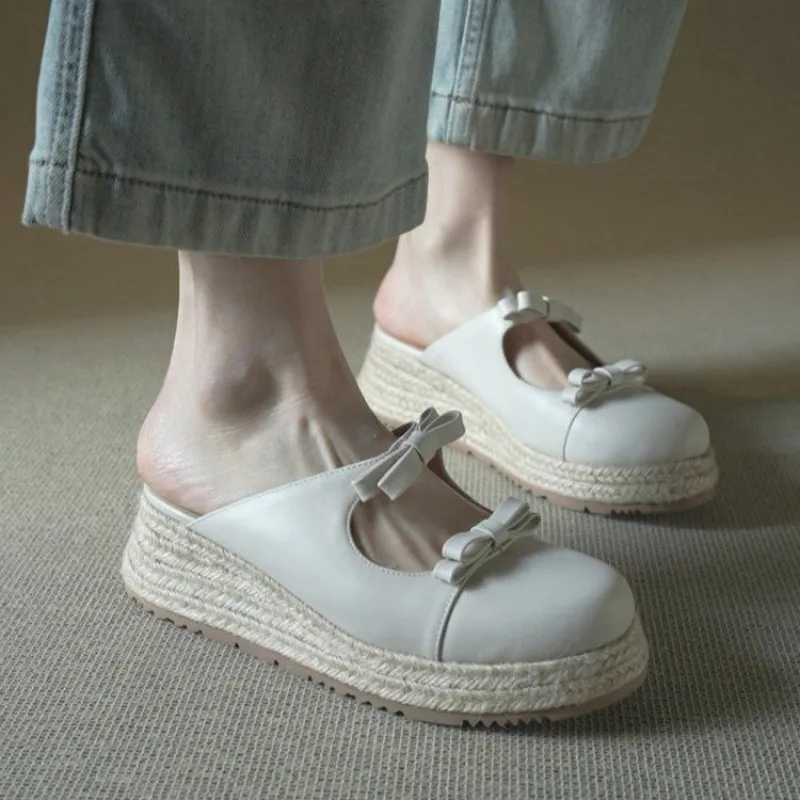 Metallic Mary Jane Mules for W - Espadrille Slip On reseña y precio