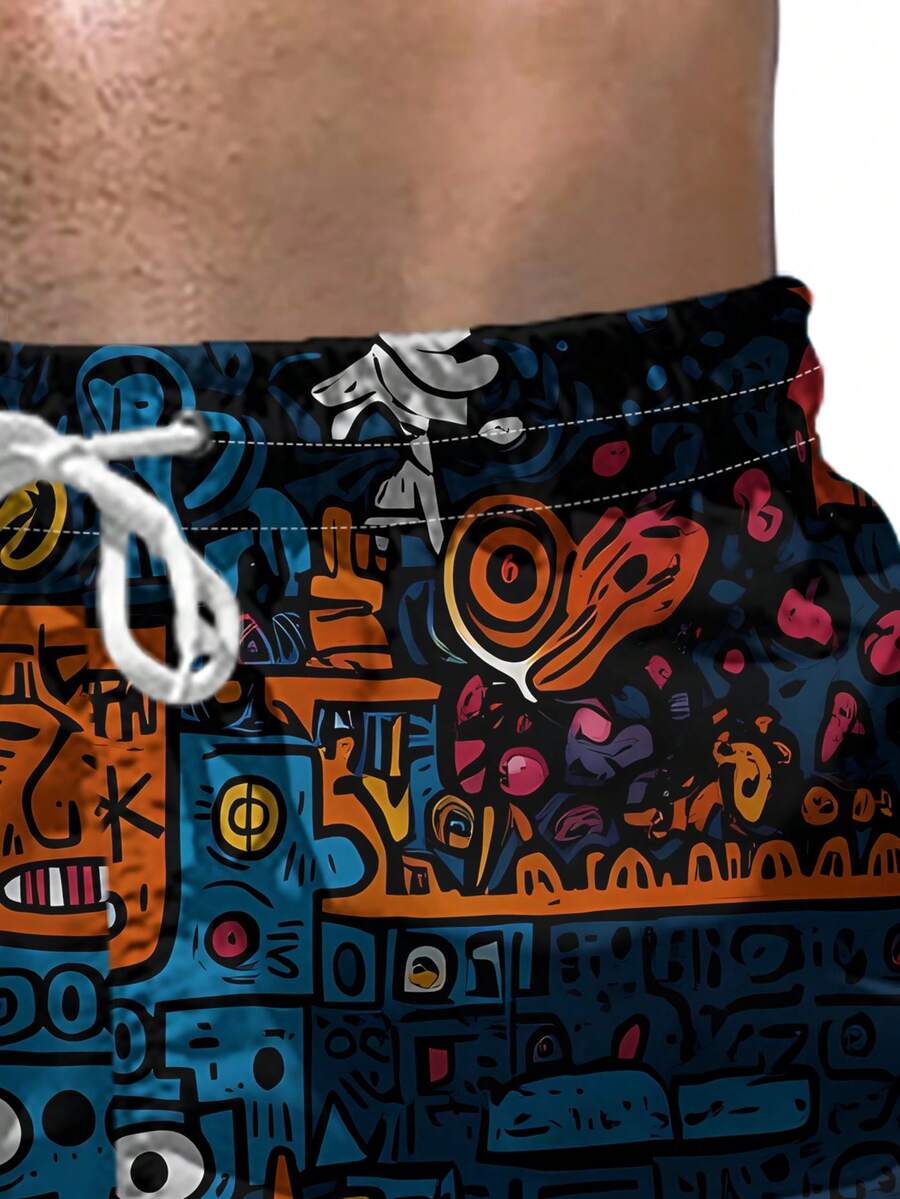 Mens Beach Shorts 3D Digital P - Swim Trunk Quick Dry reseña y precio