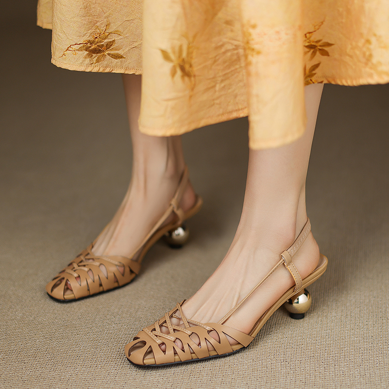 2026 Summer Designer High Heel - Casual Sandal Leather reseña y precio