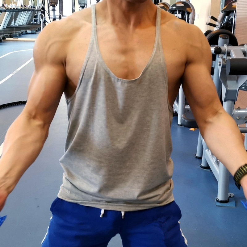Men's Gym Workout Bodybuilding - Tank Top Muscle reseña y precio