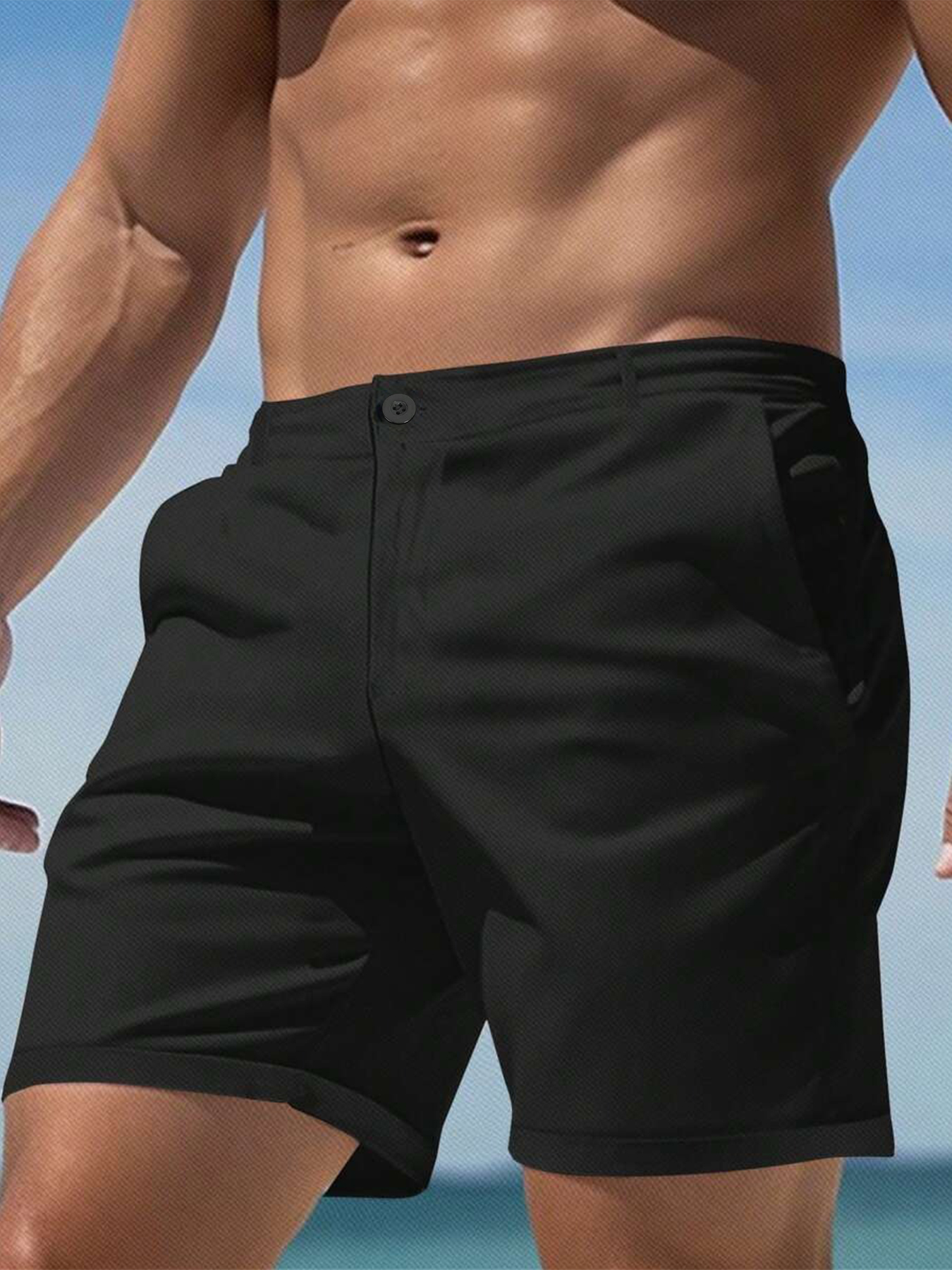 Men's Slim Fit Chino Shorts Su - Shorts Chino Slim reseña y precio