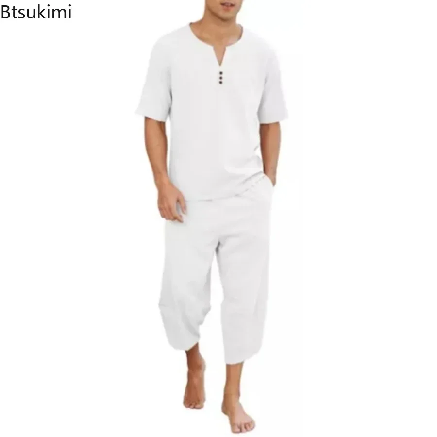 2026 Men's Hip Hop Cotton Line - Short Linen Drawstring reseña y precio