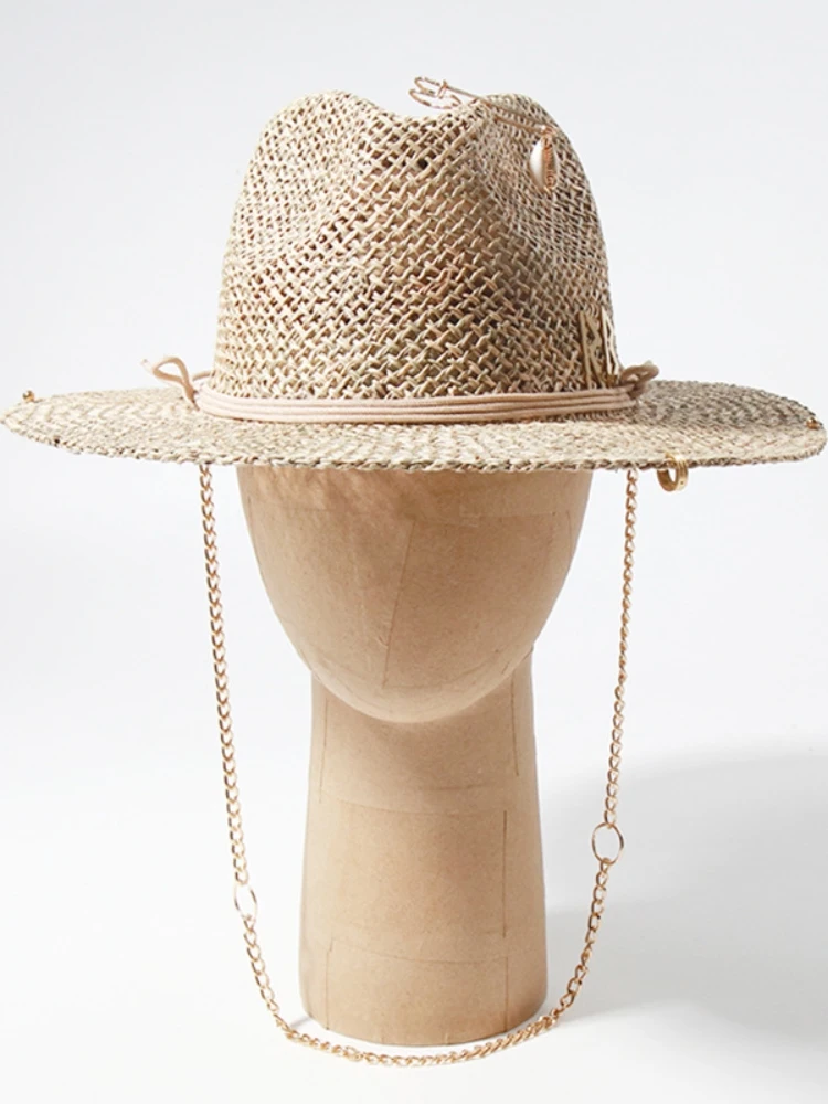 Panama Straw Sun Hat Wide Brim - Bucket Hat Straw reseña y precio