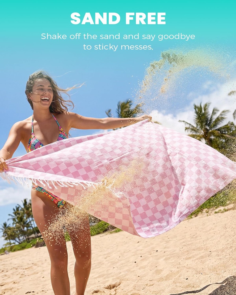 Travel Vacation Essentials Tur - Beach Towel Large reseña y precio