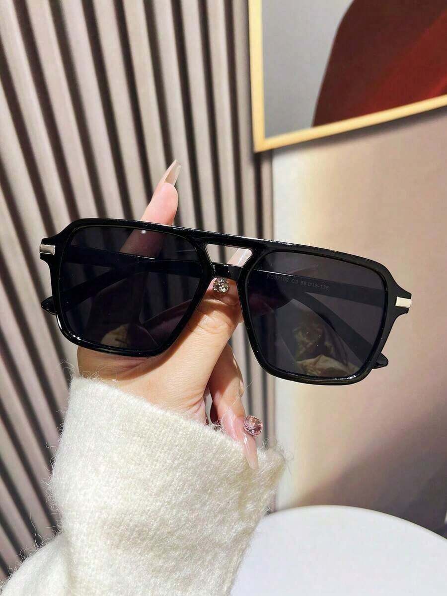 Fashion Double Bridge Aviator  - Sunglasses Aviator Polarized reseña y precio