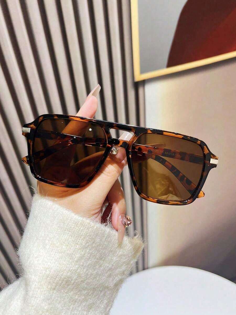 Fashion Double Bridge Aviator  - Sunglasses Aviator Polarized reseña y precio