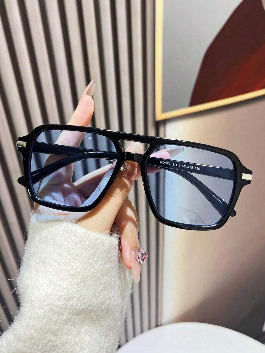 Fashion Double Bridge Aviator  - Sunglasses Aviator Polarized reseña y precio