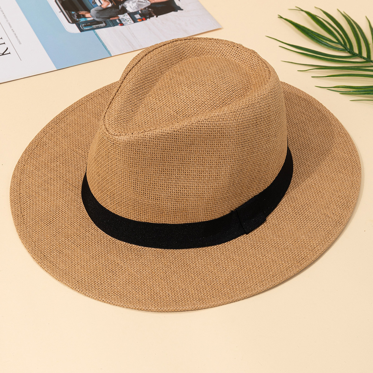 Hat, male, summer vacation, be - Bucket Hat Straw reseña y precio