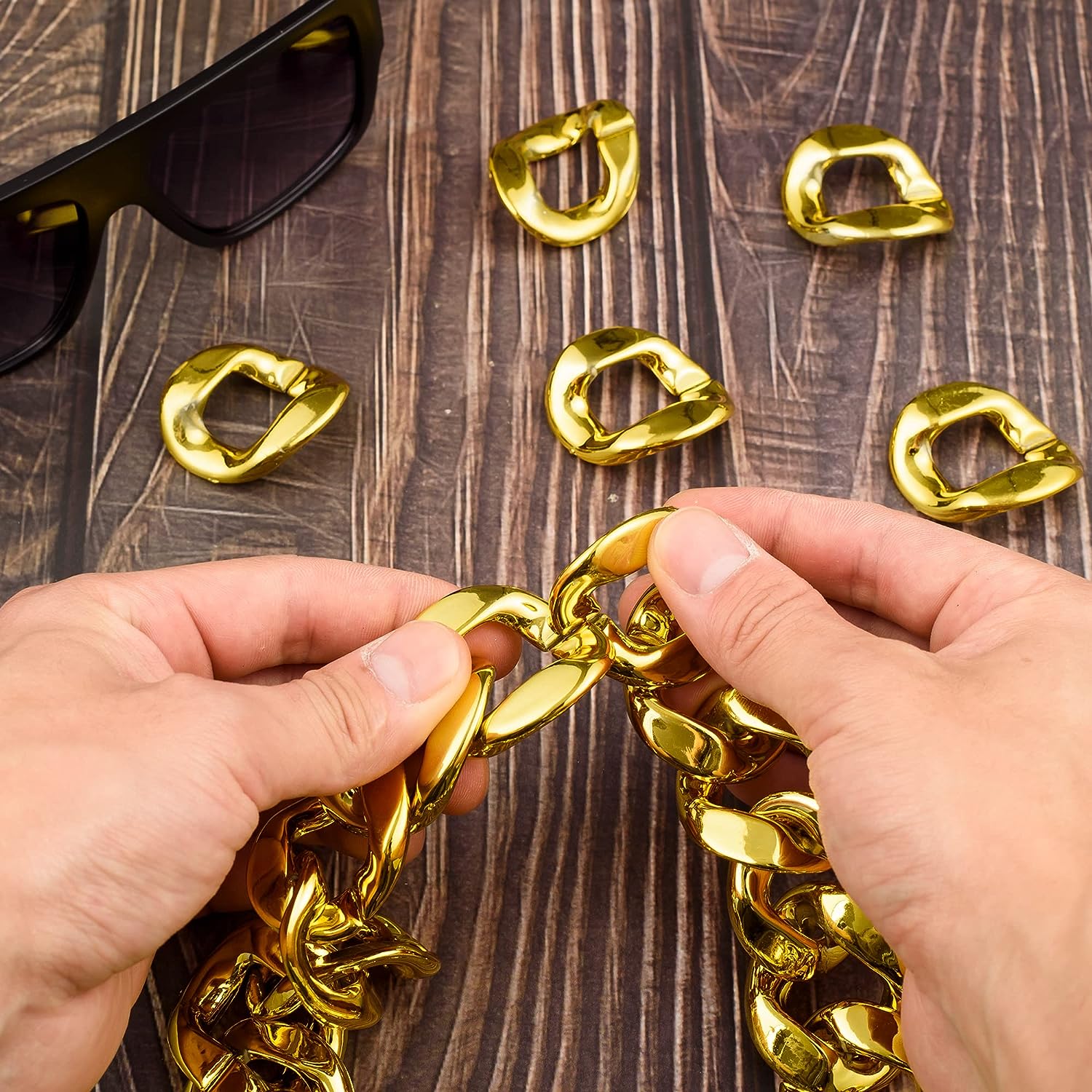 PESENAR 80s 90sHip Hop Costume - Sunglass Retainer Cord reseña y precio