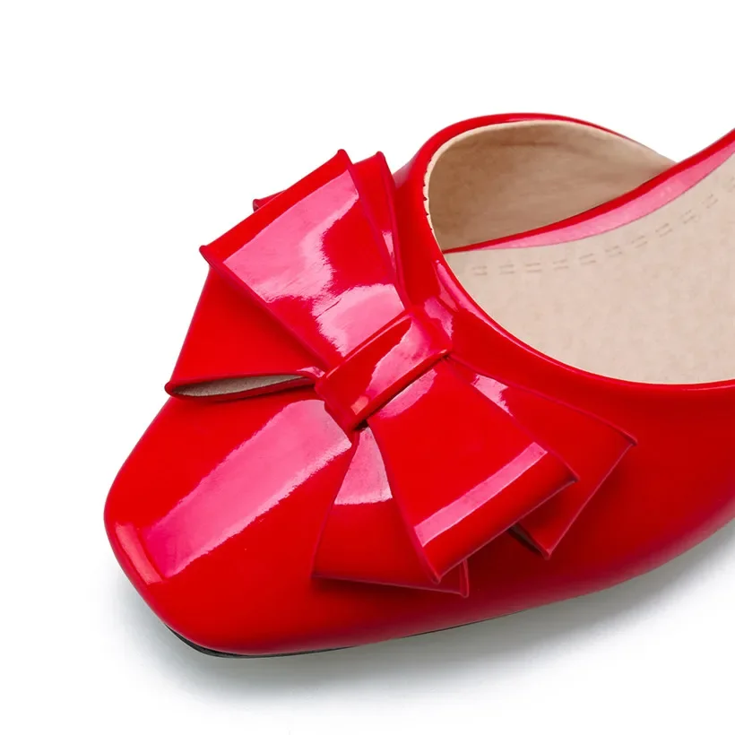 Big Size Women Bowtie Pumps Ro - Casual Sandal Leather reseña y precio